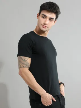 Black Bamboo Fabric T-Shirt