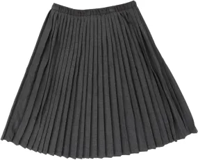 Analogie Grey Knife Pleated Skirt