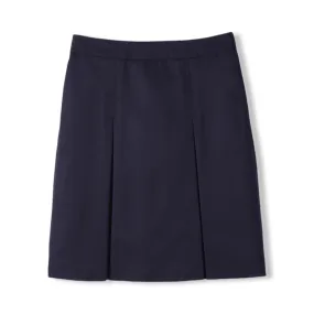 At The Knee Box Pleat Skirt with Pockets