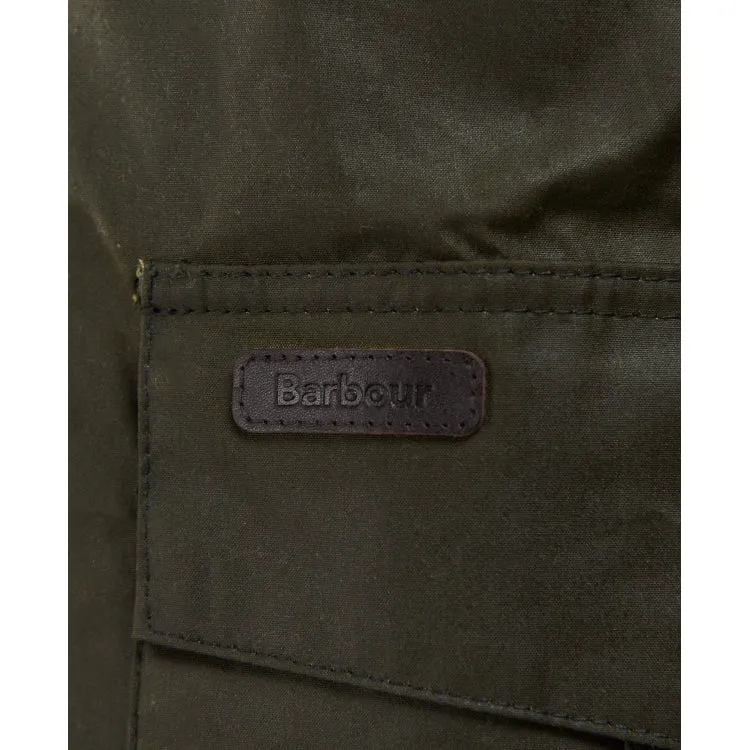 Barbour Findon Wax Jacket - Archive Olive Size Small