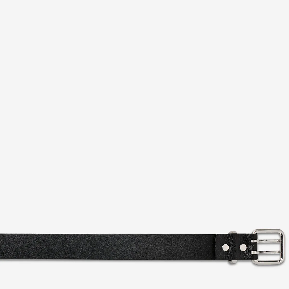 Barely Moving Belt - Black/Silver