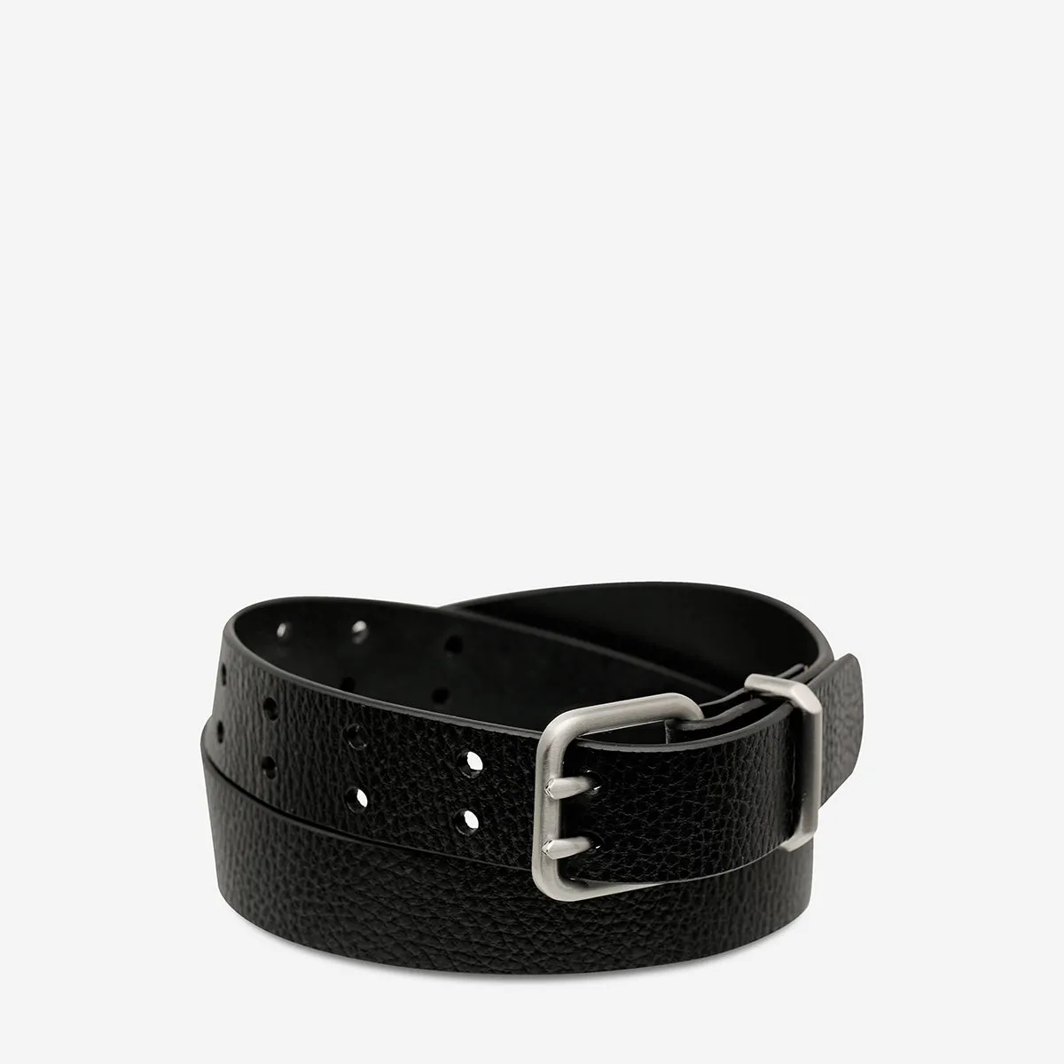 Barely Moving Belt - Black/Silver