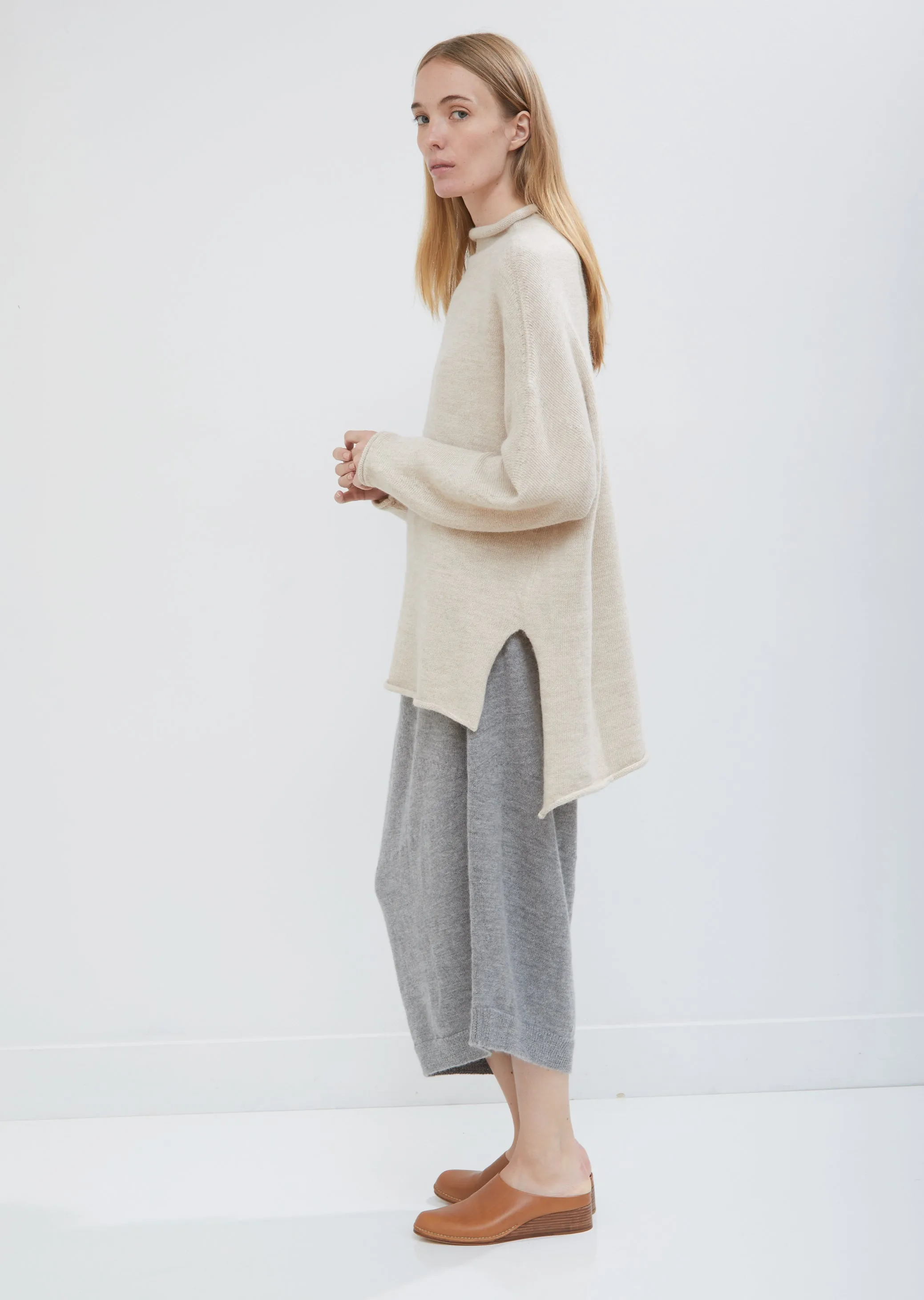 Bend Alpaca Wool Skirt