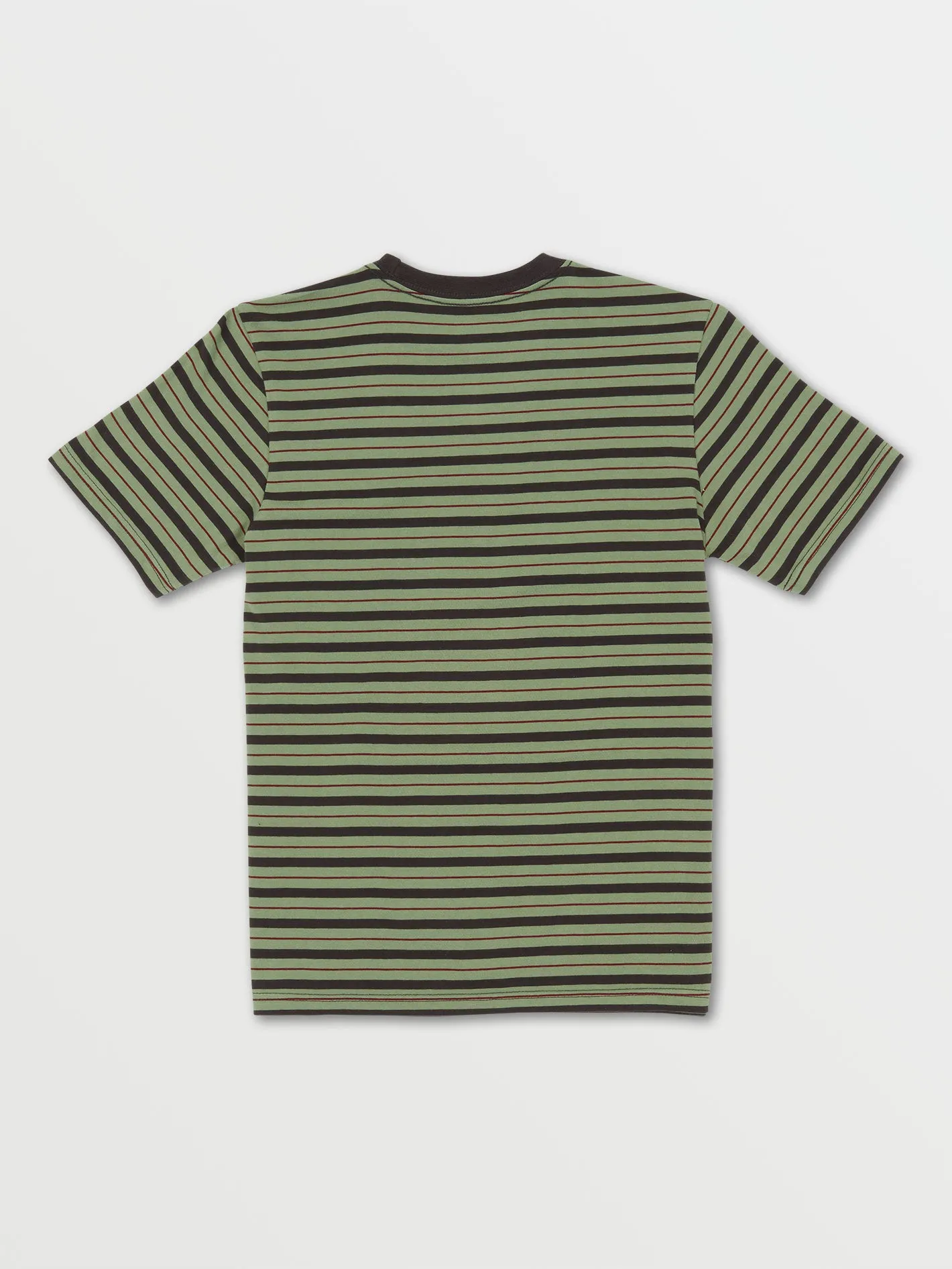 Big Boys Parables Stripes Crew - Cactus Green