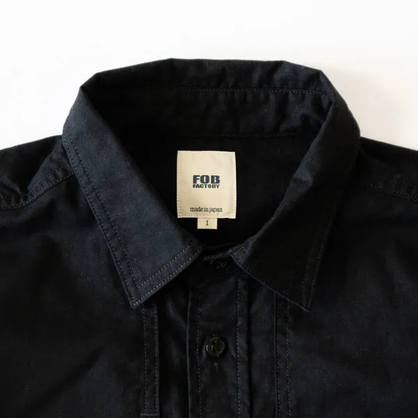 Black Cotton Field L/S Shirt