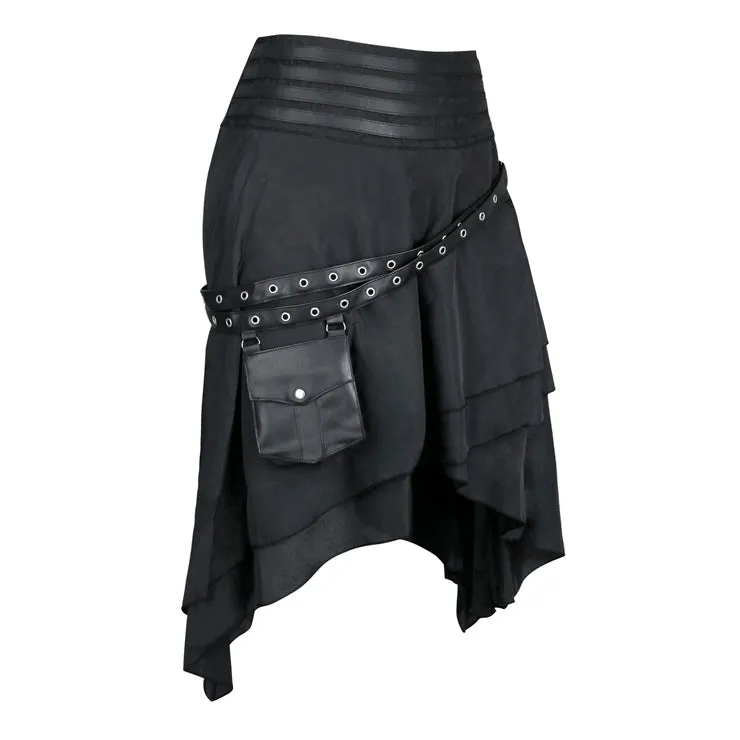 Black Victorian Gothic Skirt