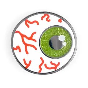 Bloodshot Eyeball Enamel Pin