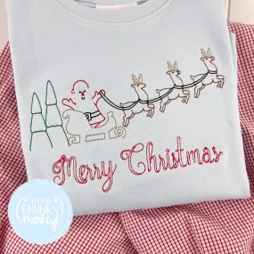 Boy Shirt - Santa Scene