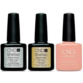 CND - Shellac Combo - Base, Top & Baby Smile