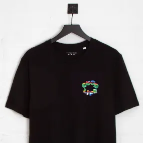 Crest Doodle Good Life - Tshirt - Black