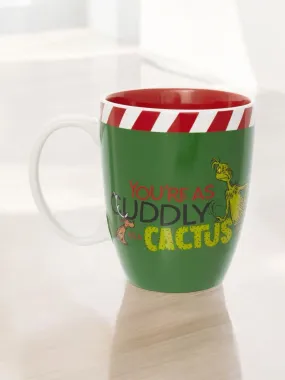 'Cuddly As A Cactus' Grinch Ceramic Mug