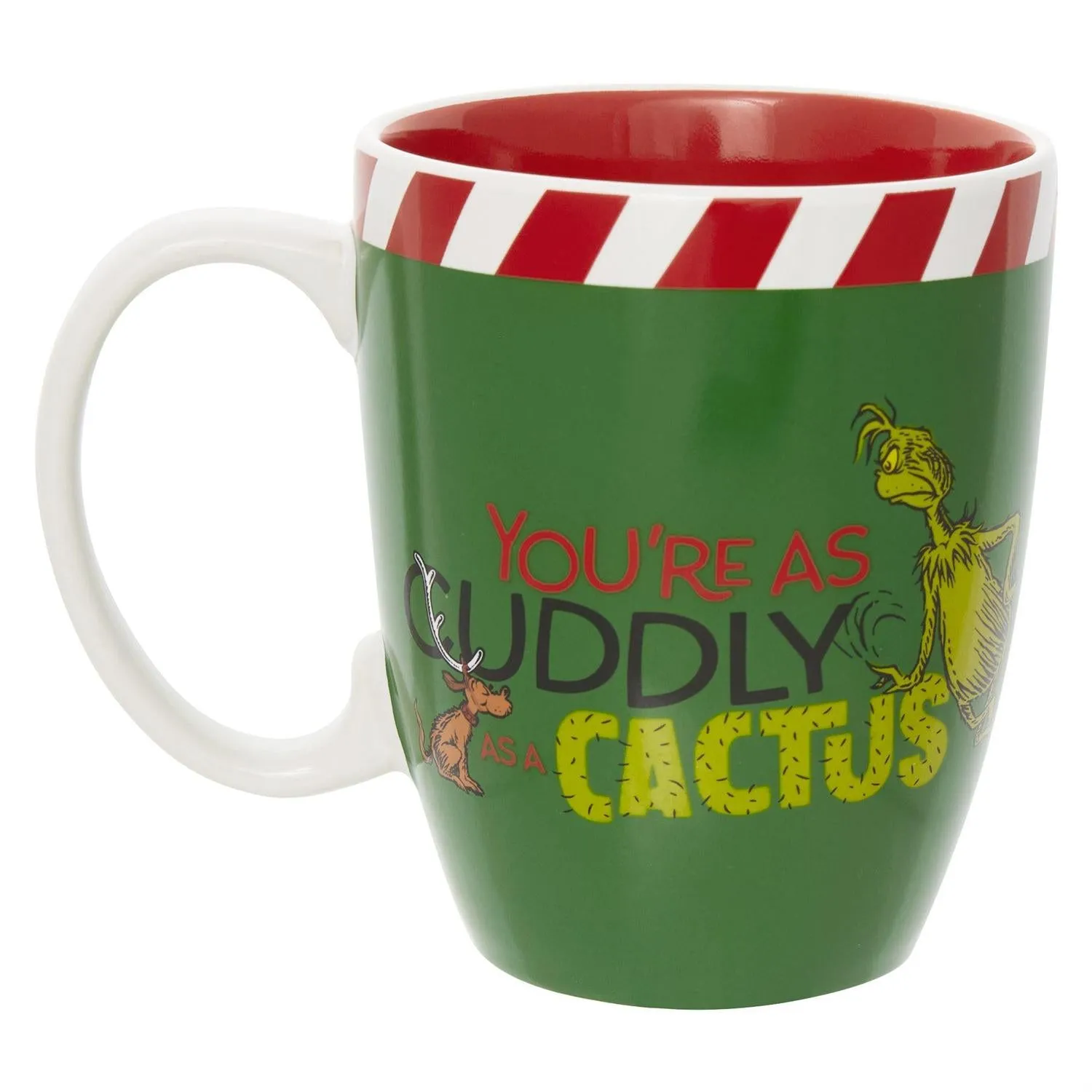 'Cuddly As A Cactus' Grinch Ceramic Mug