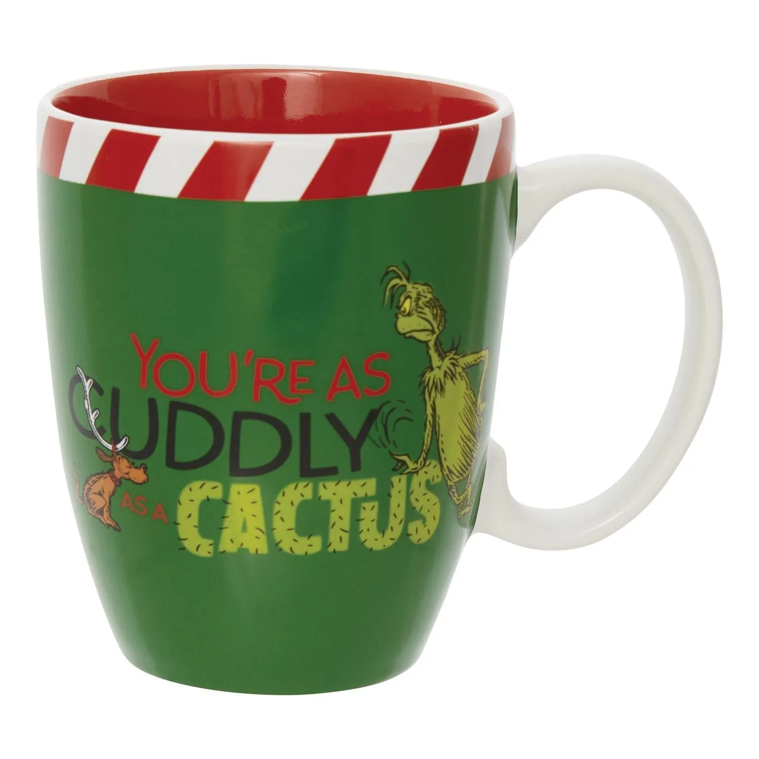 'Cuddly As A Cactus' Grinch Ceramic Mug