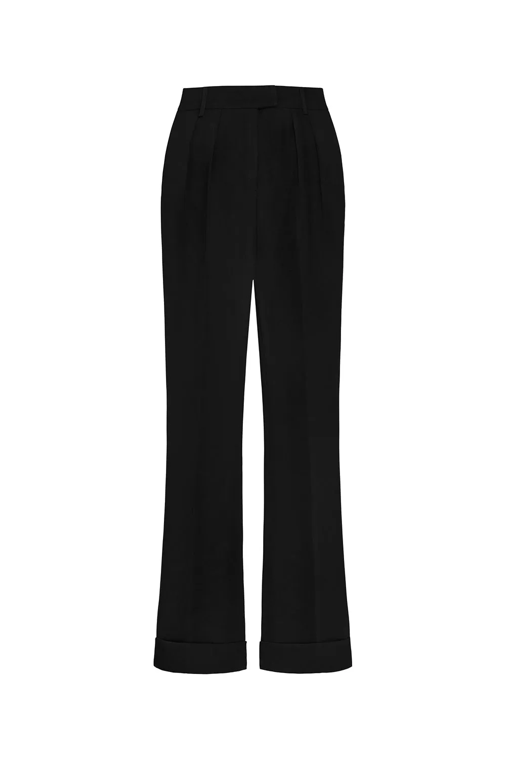 Dahlia Straight Basic Twill Floor Length Pants