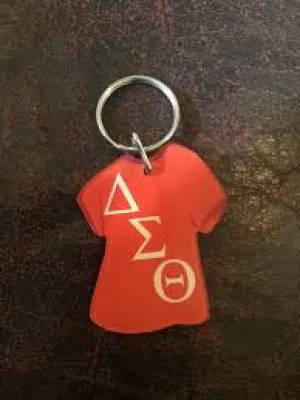 Delta Sigma Theta Sorority T-shirt Keychain