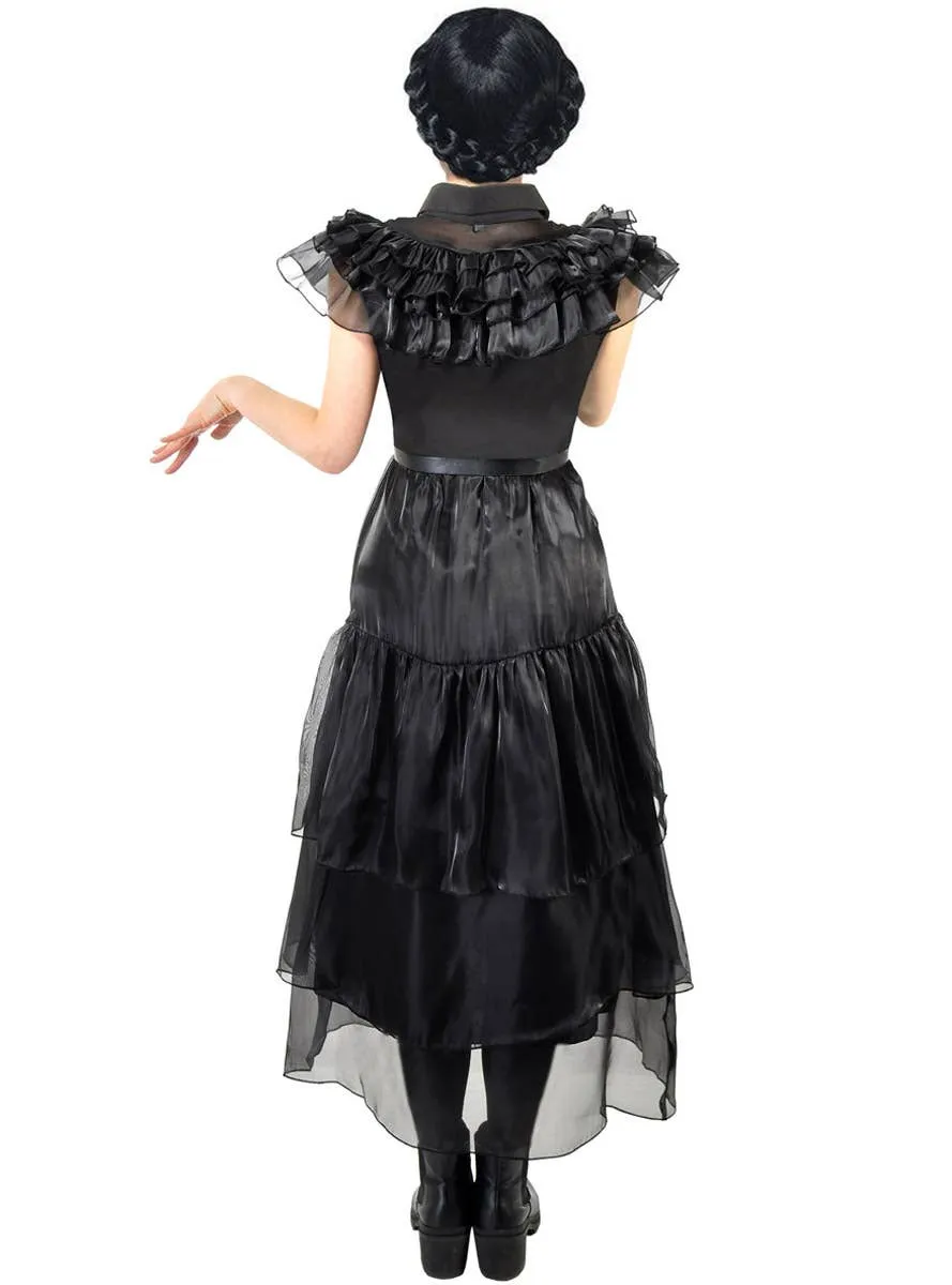 Deluxe Plus Size Womens Wednesday Party Dress Costume