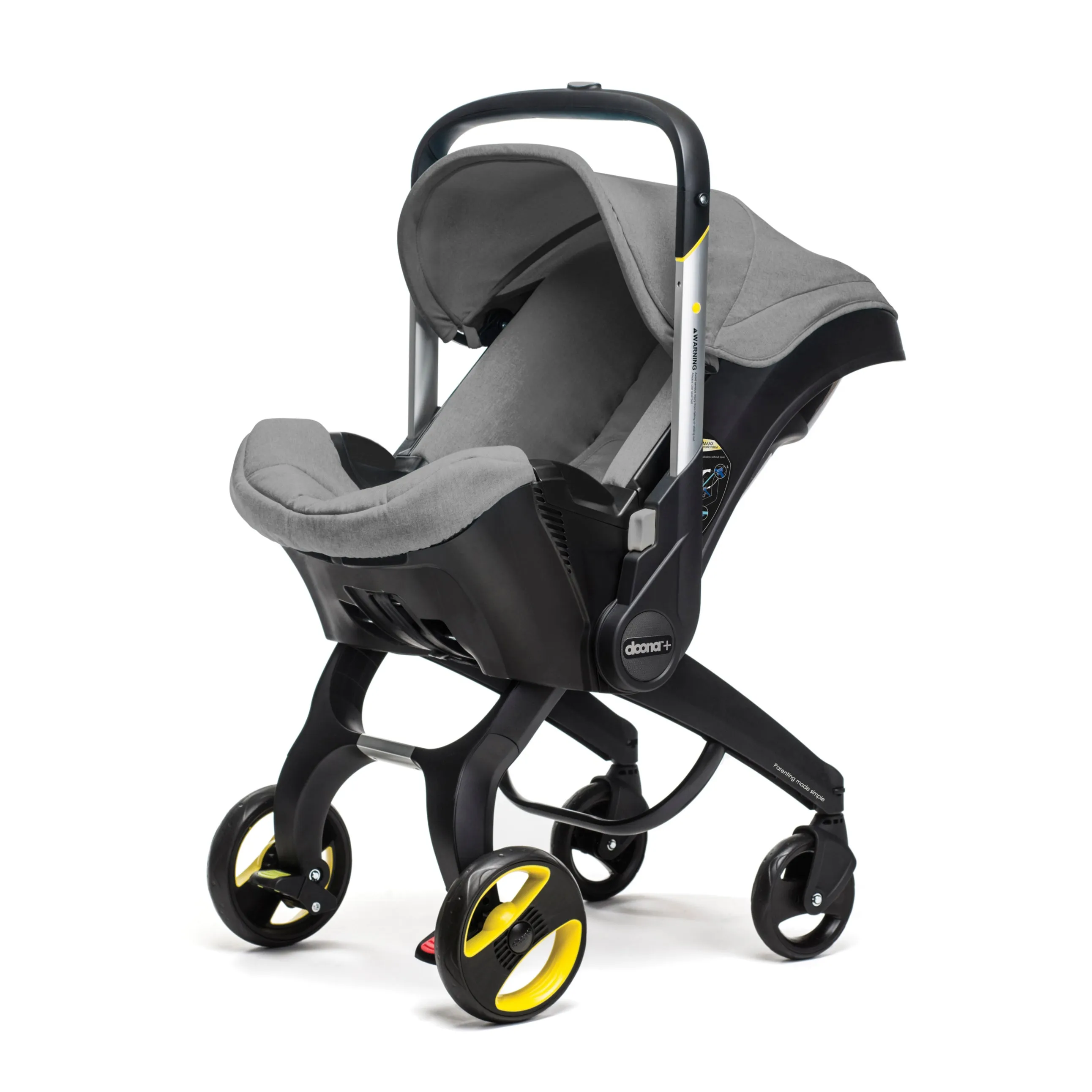 Doona Infant Car Seat Stroller with Base - Grey Storm