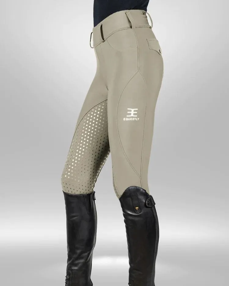 Equestly- Lux GripTEQ Riding Pants (Tan)