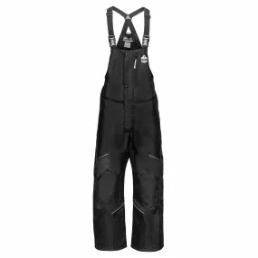 Ergodyne 41225 6472 XL Black Thermal Bib - 300D Oxford Shell