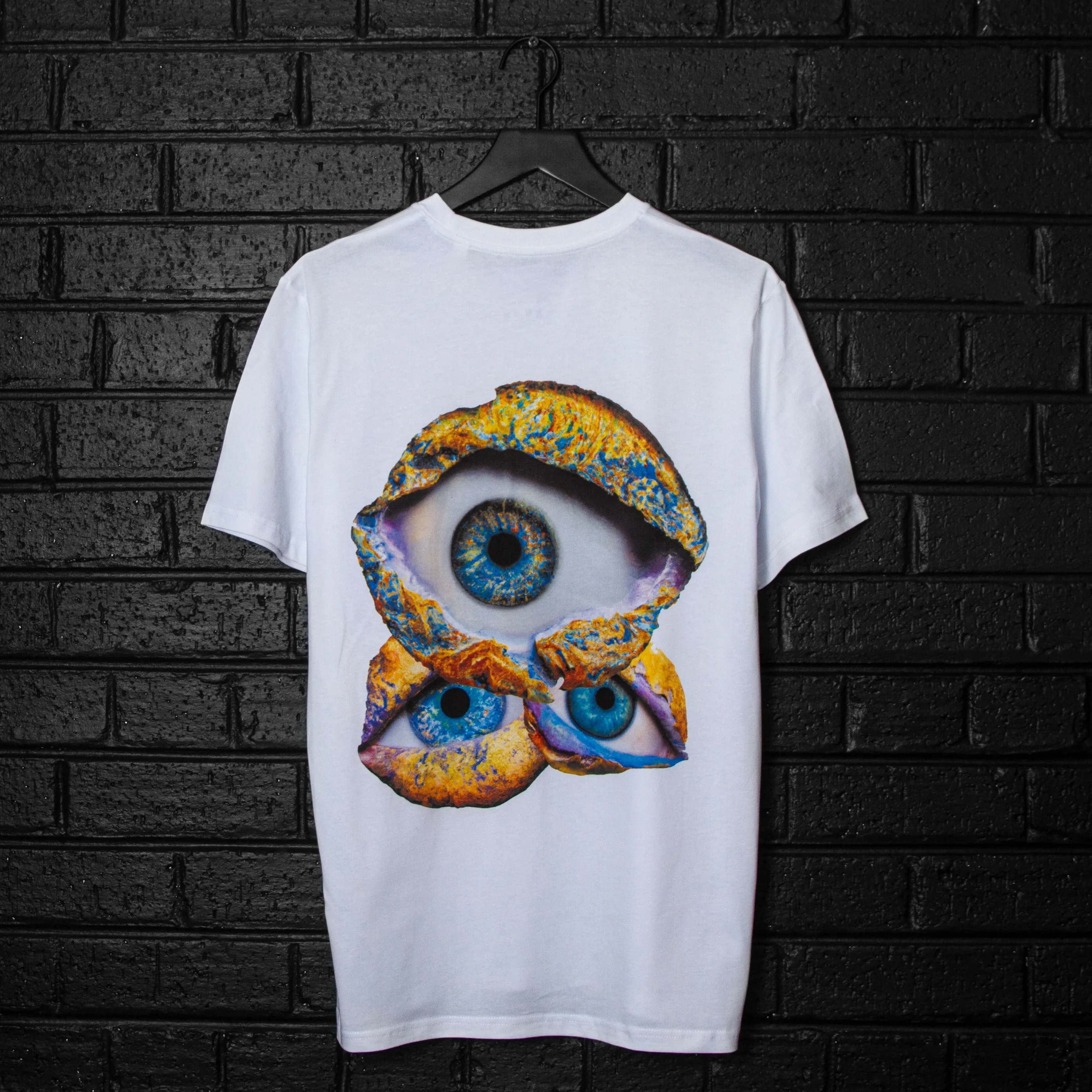 Eye Back Print - Tshirt - White