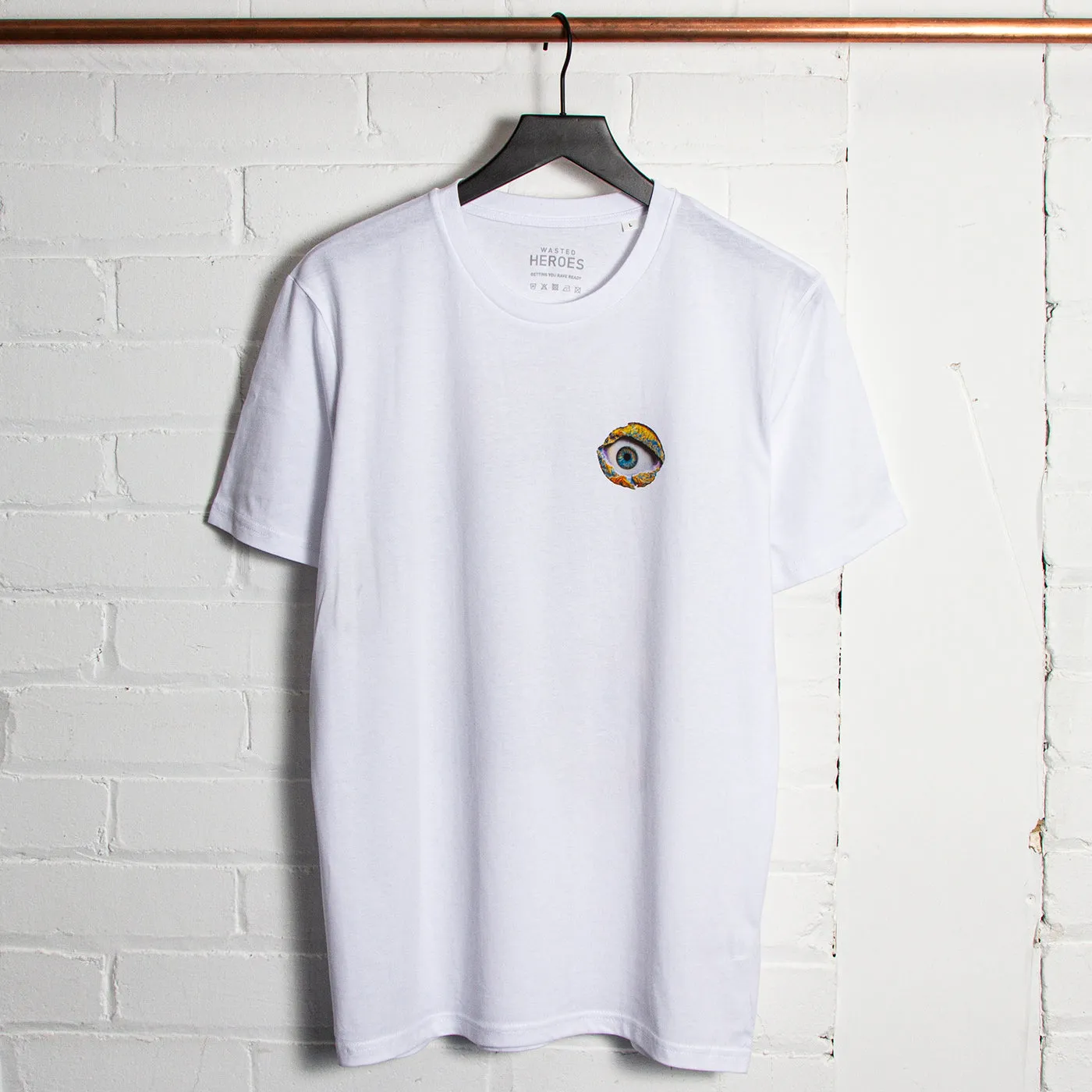 Eye Back Print - Tshirt - White