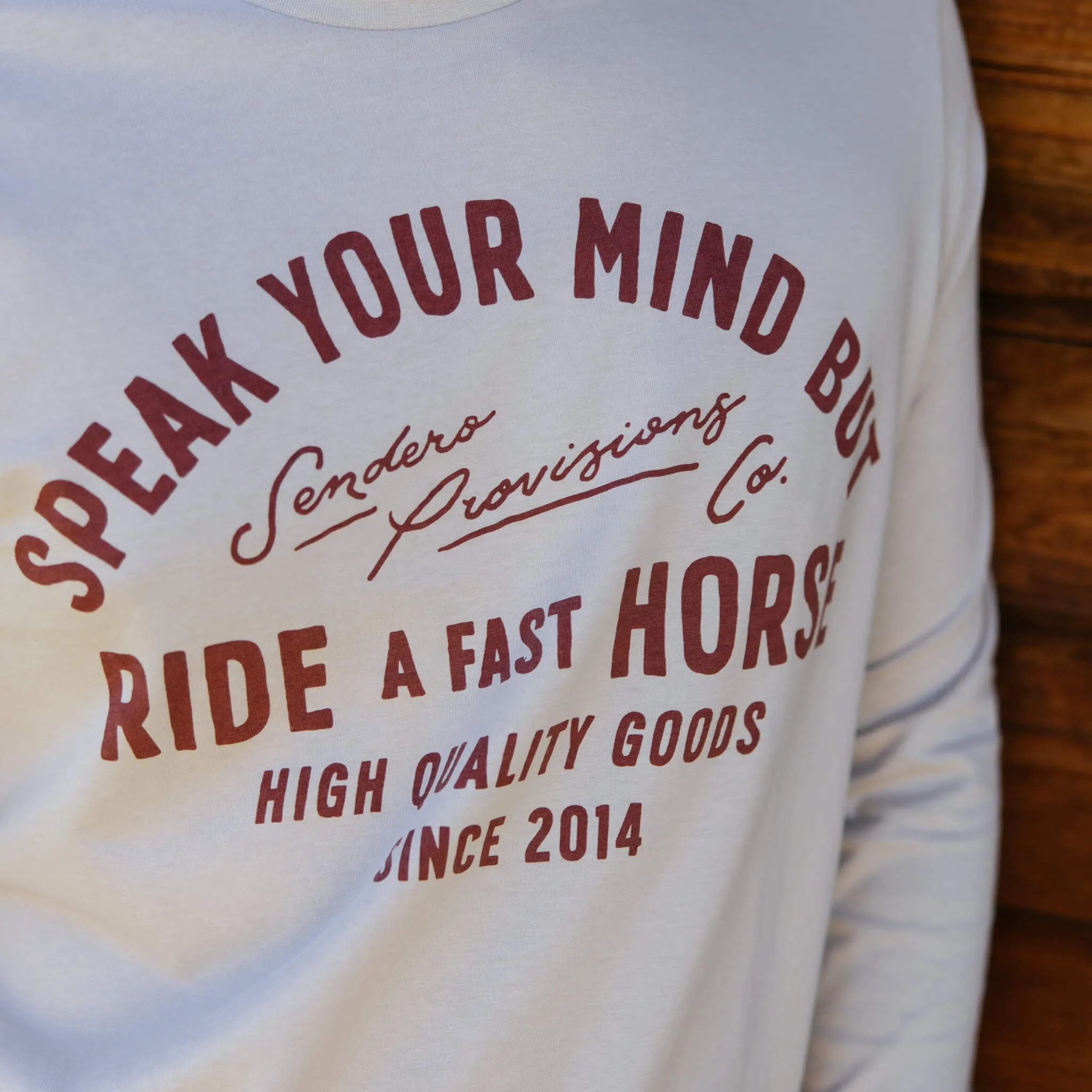 Fast Horse Long Sleeve T-Shirt