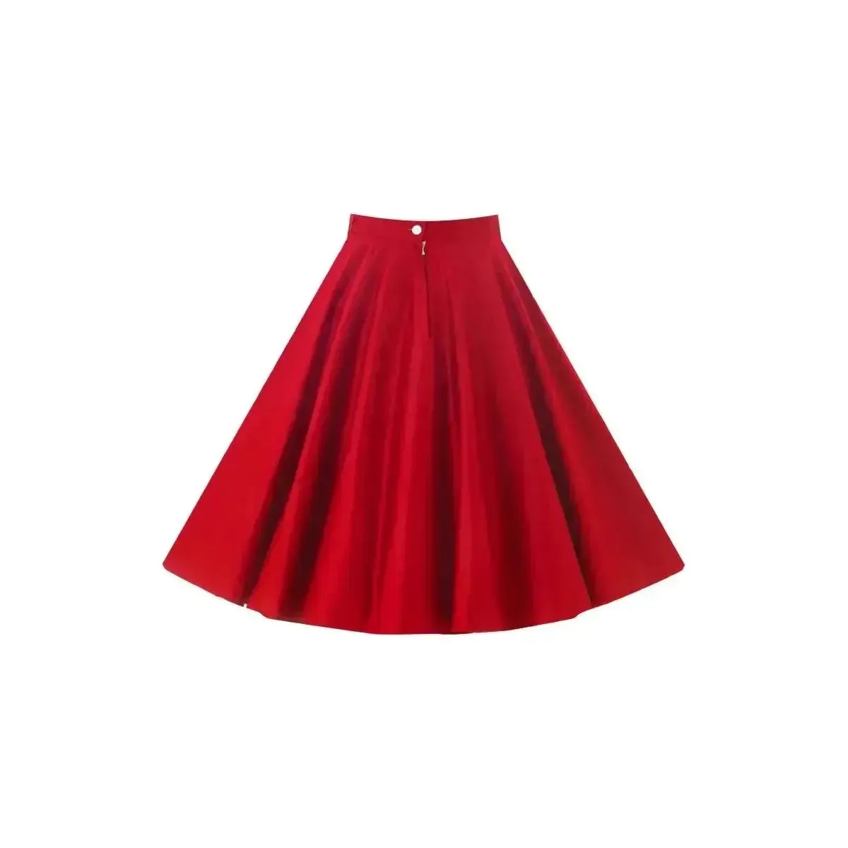 Full Circle Skirt - Summer Red