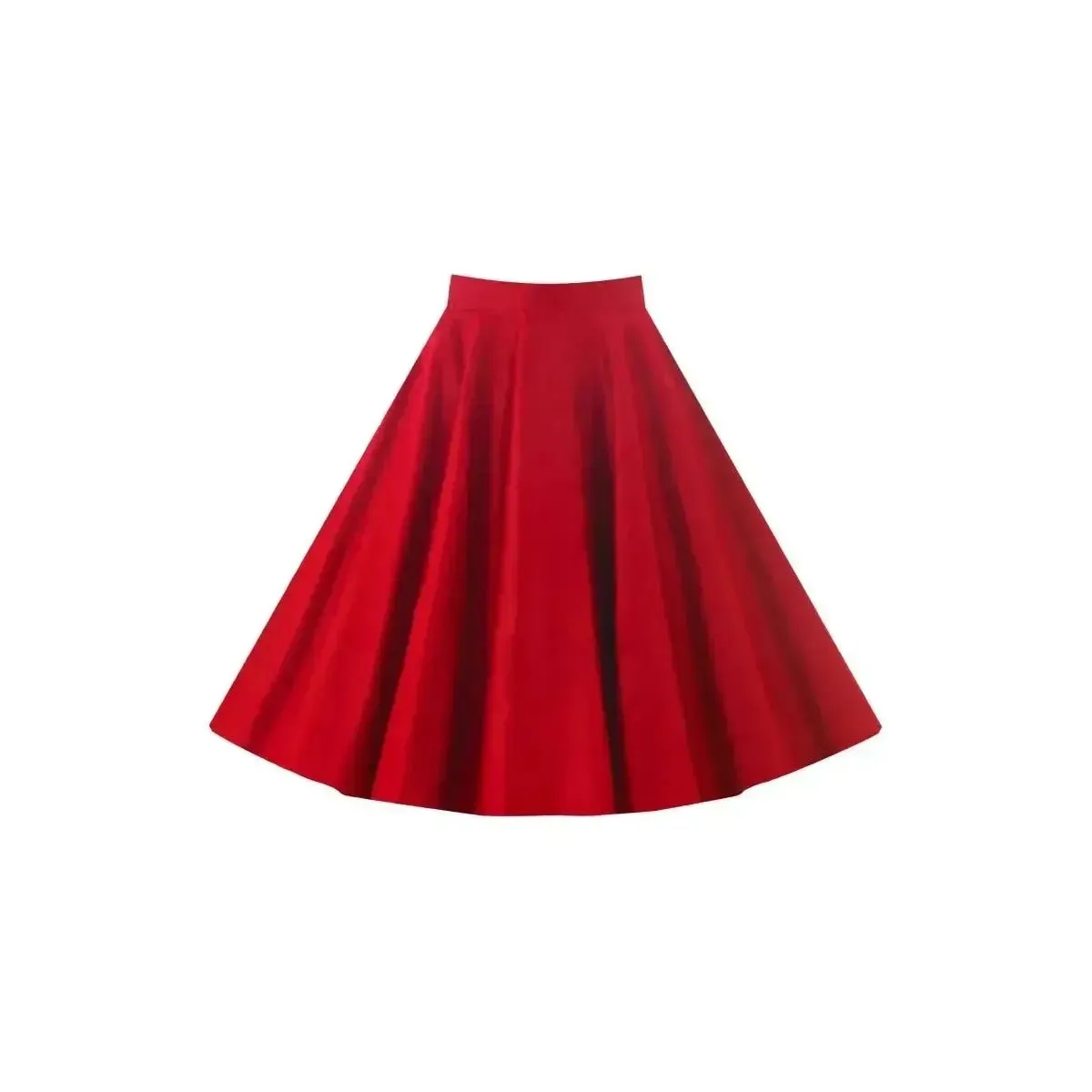 Full Circle Skirt - Summer Red