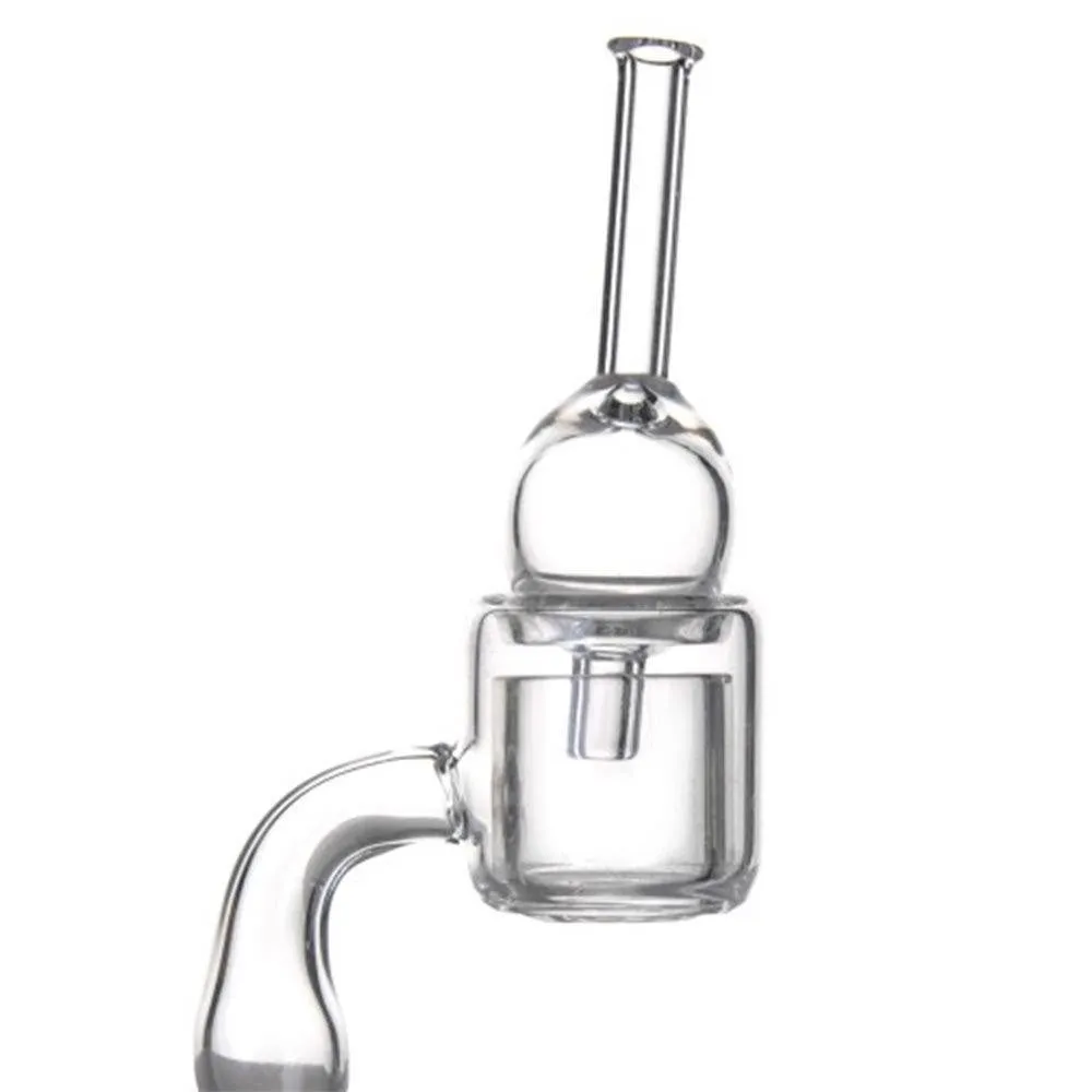 Ghetto Bangers - Double Wall Quartz Banger Nail With Carb Cap - 18mm Female