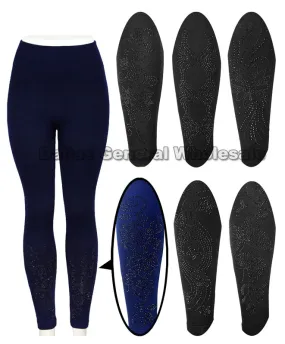 Girls Fur Lining Studded Leggings Wholesale