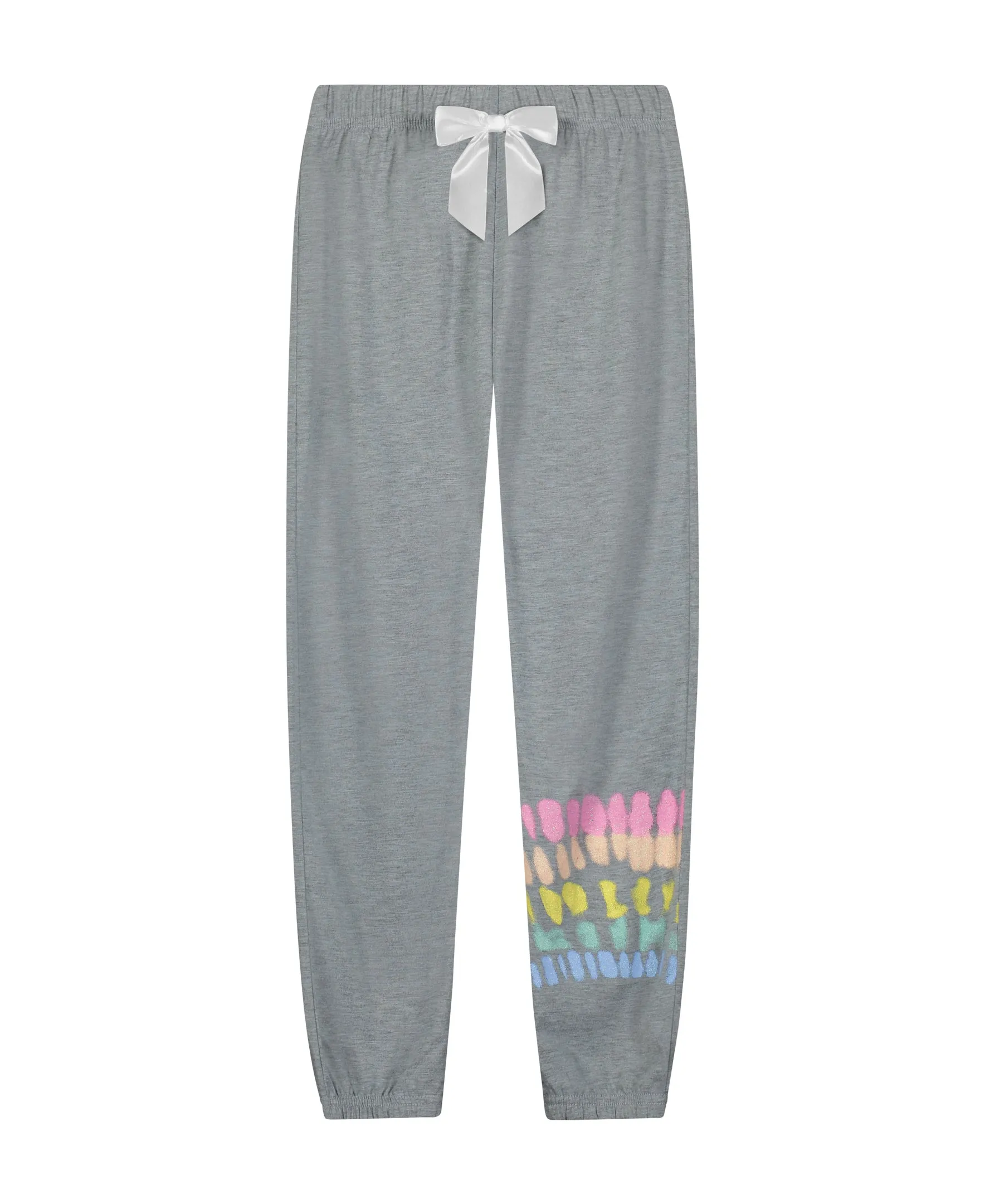 Girls Tie-Dye Rainbow 2-Piece Pajama Pants Sleep Set