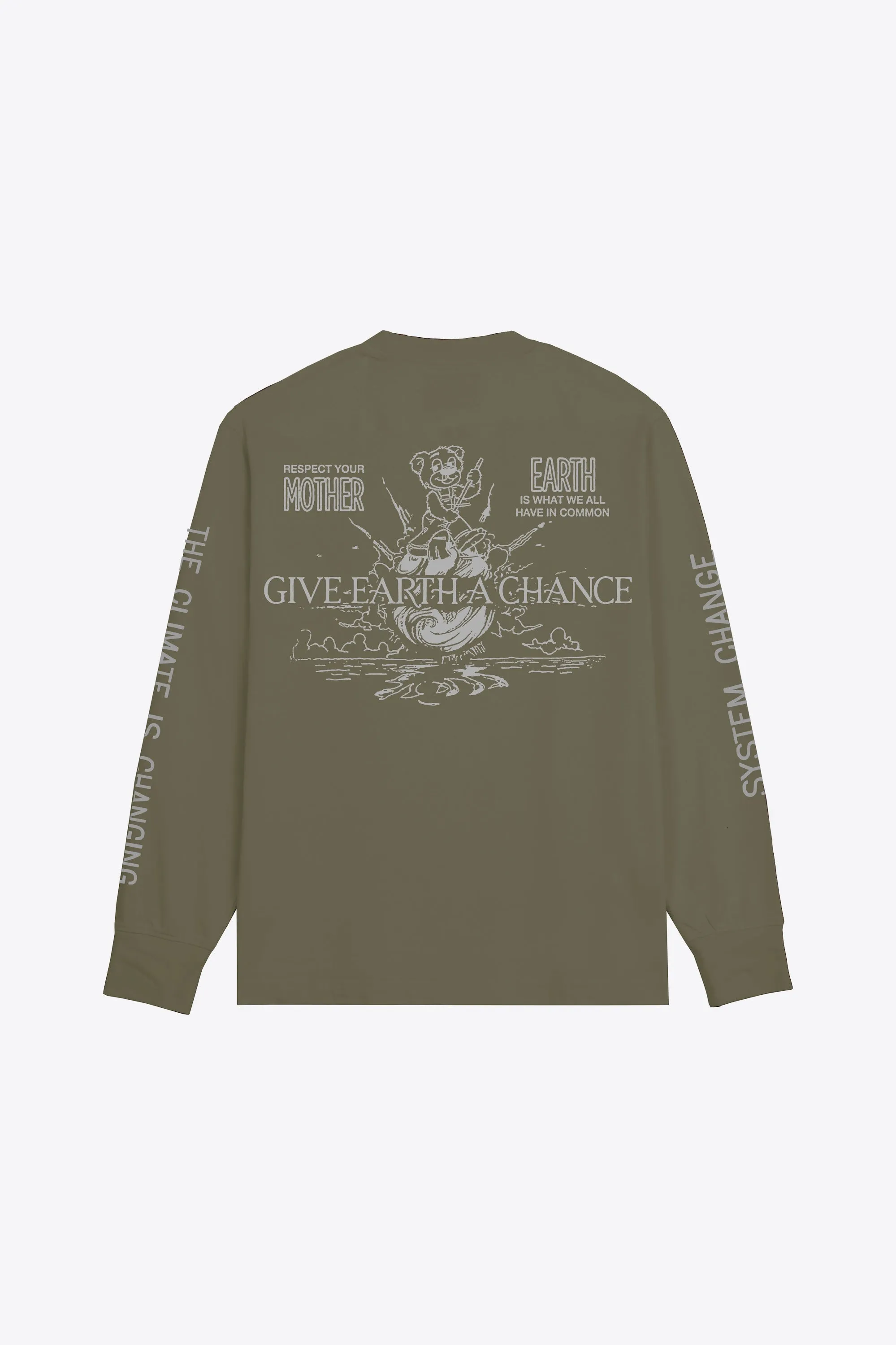 Give Earth a Chance Cuffed L/S (cactus)