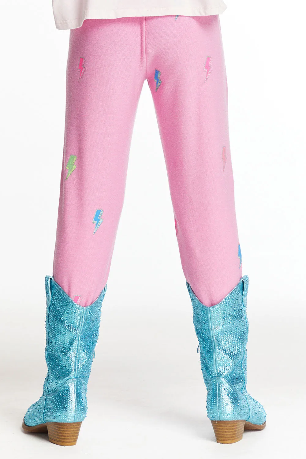 Glitter Bolts Girls Pant