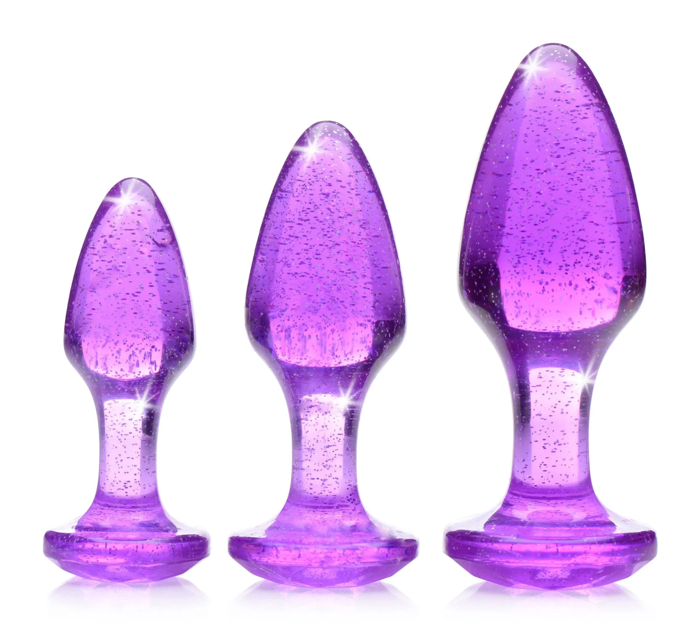 Glitter Gem Anal Plug Set