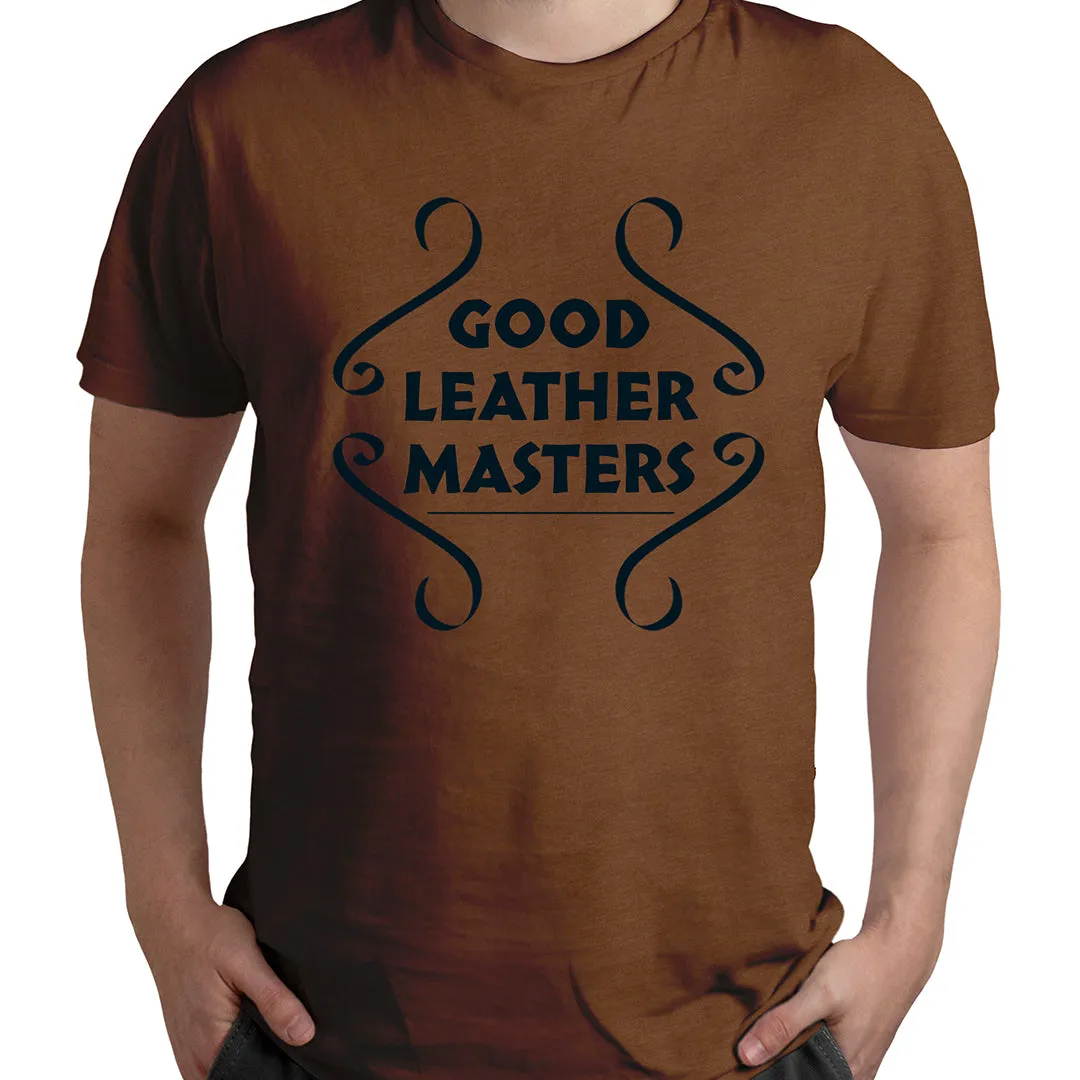 GOOD LEATHER MASTERS  TEE SHIRT-BROWN