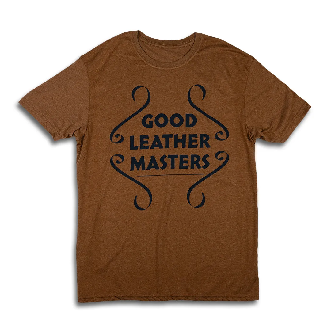 GOOD LEATHER MASTERS  TEE SHIRT-BROWN