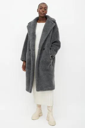 Grey Wool Teddy Icon Coat