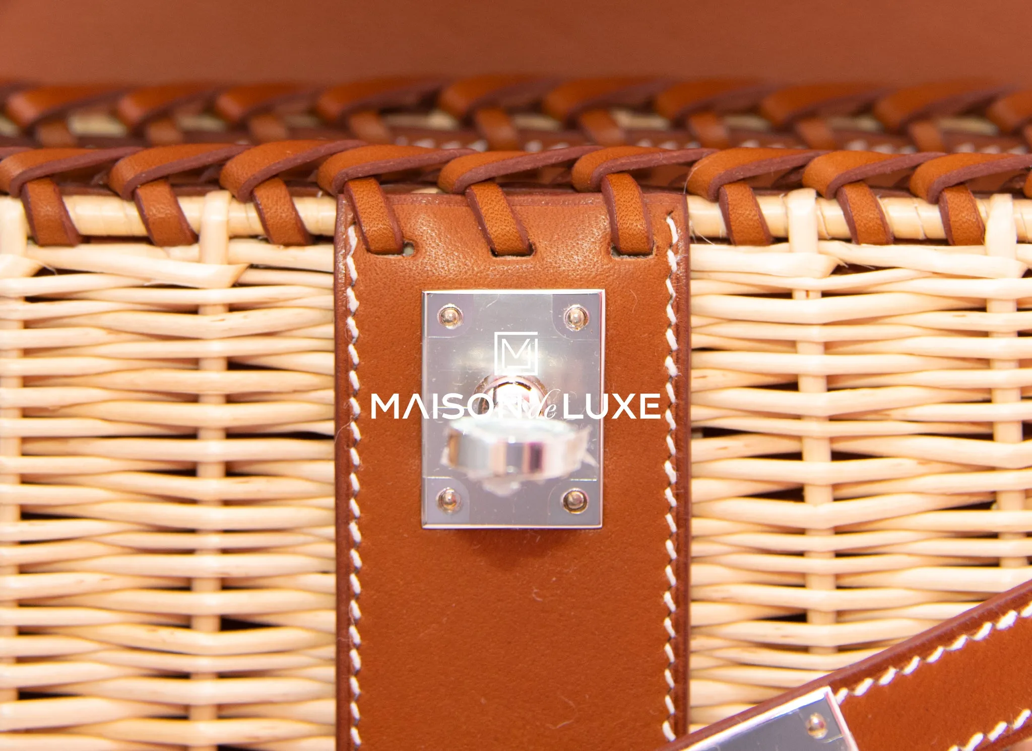 Hermes Kelly Picnic Mini Fauve Handbag