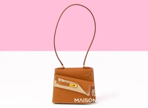 Hermes Kelly Sellier II En Desordre 20 Gold Epsom Handbag