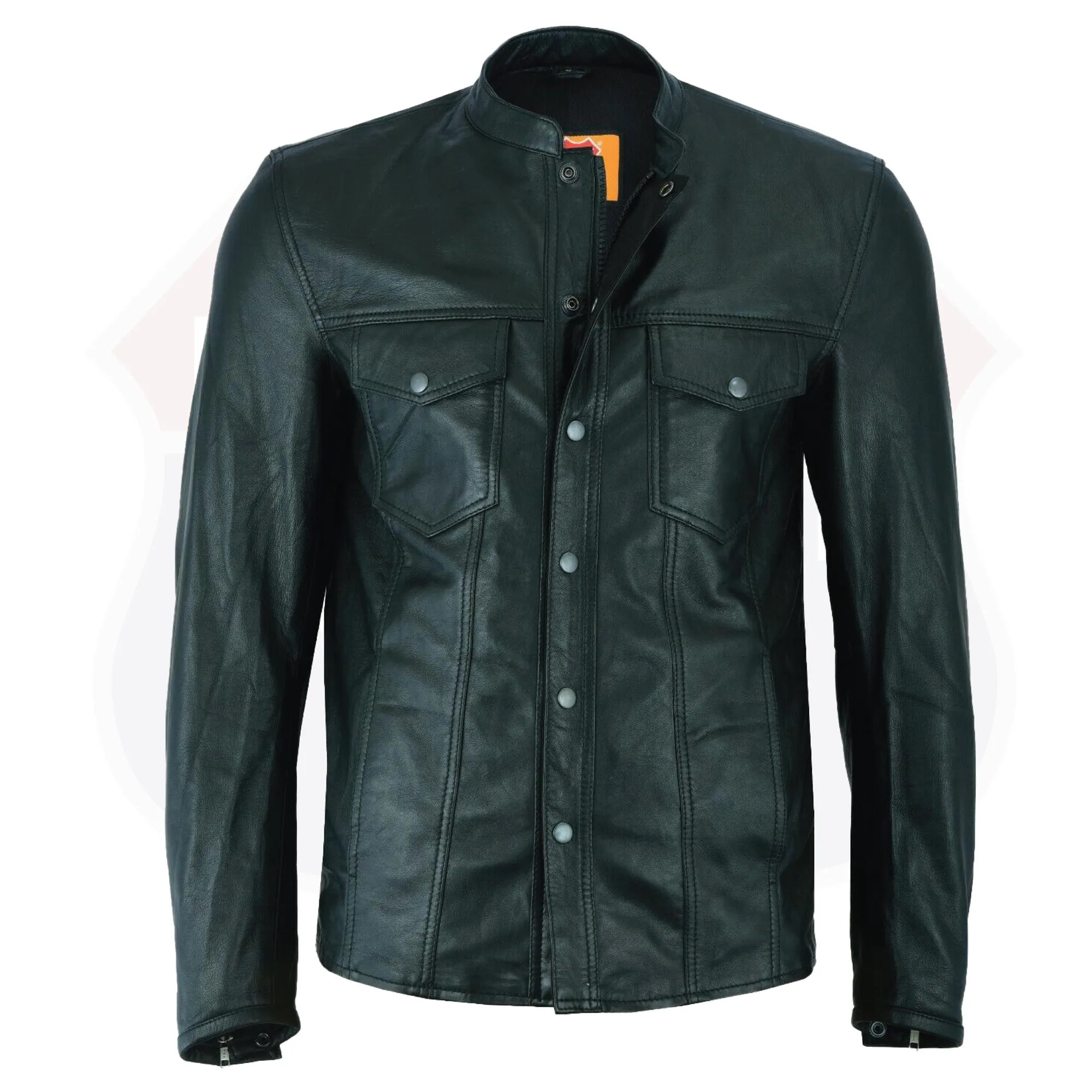 Highway Leather Long Sleeve Leather Shirt Club leather shirt LIGHTWEIGHT HL10499