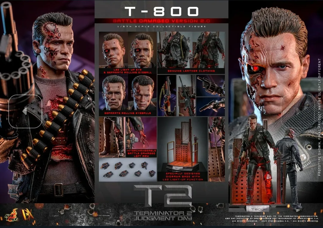 Hot Toys T-800 (Battle Damaged Version 2.0) *Pre-order