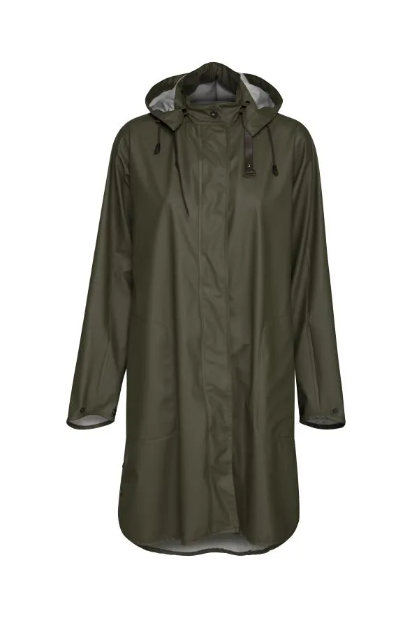 Ilse Jacobsen Rain 71 Raincoat in Army Green