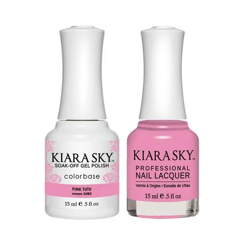 Kiara Sky Classic Gel & Polish Duo - #582 Pink Tutu