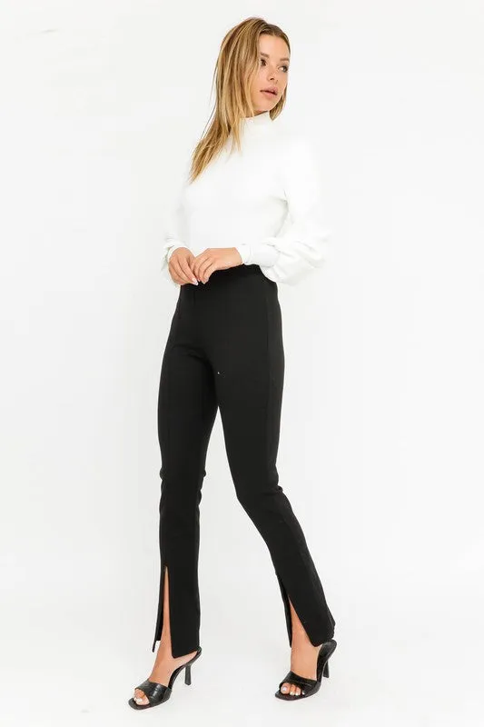 Leg Slit Trousers