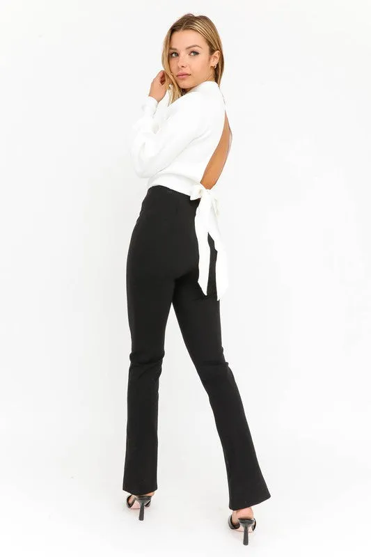 Leg Slit Trousers