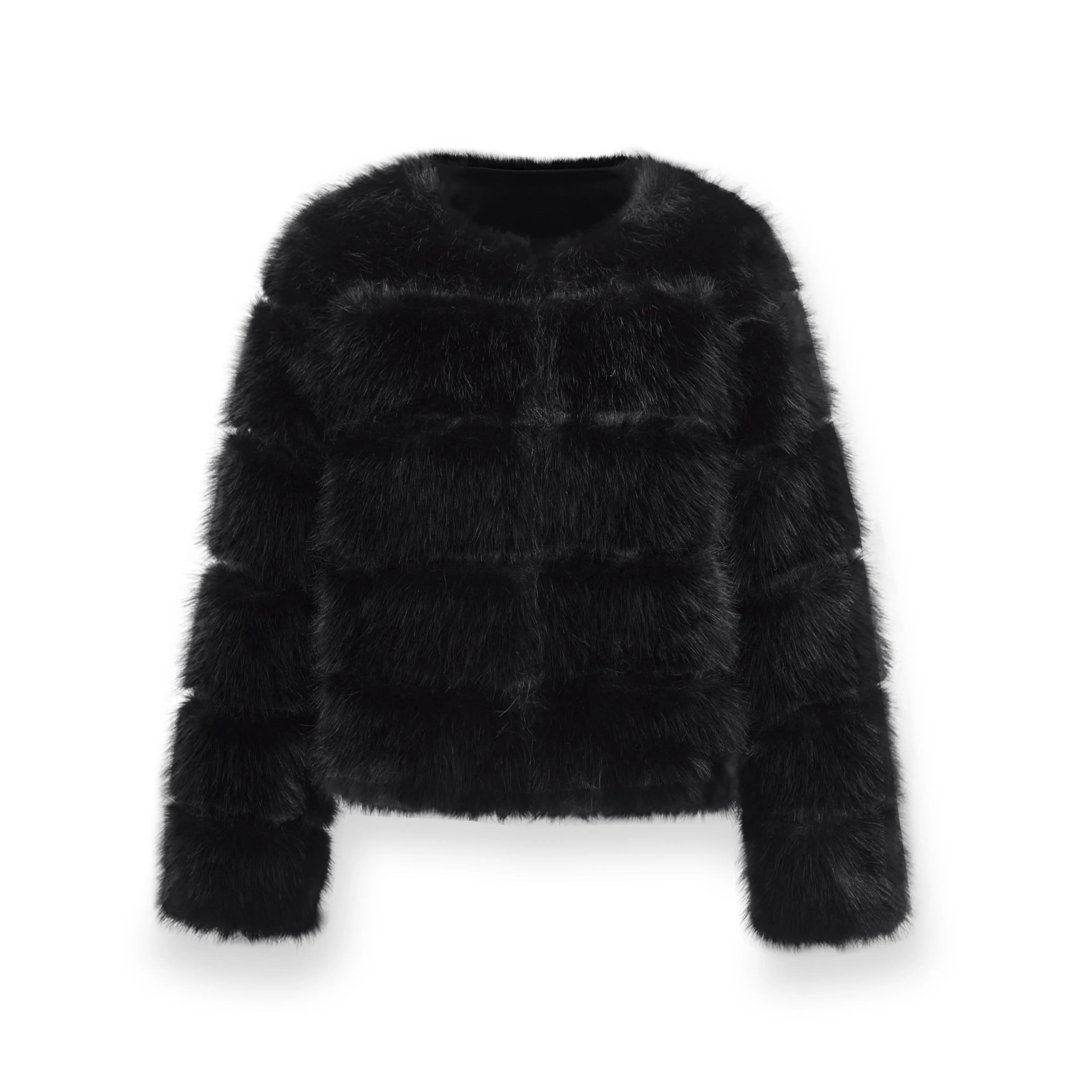 Letter from Afar Quilted Eco-friendly Fur Coat