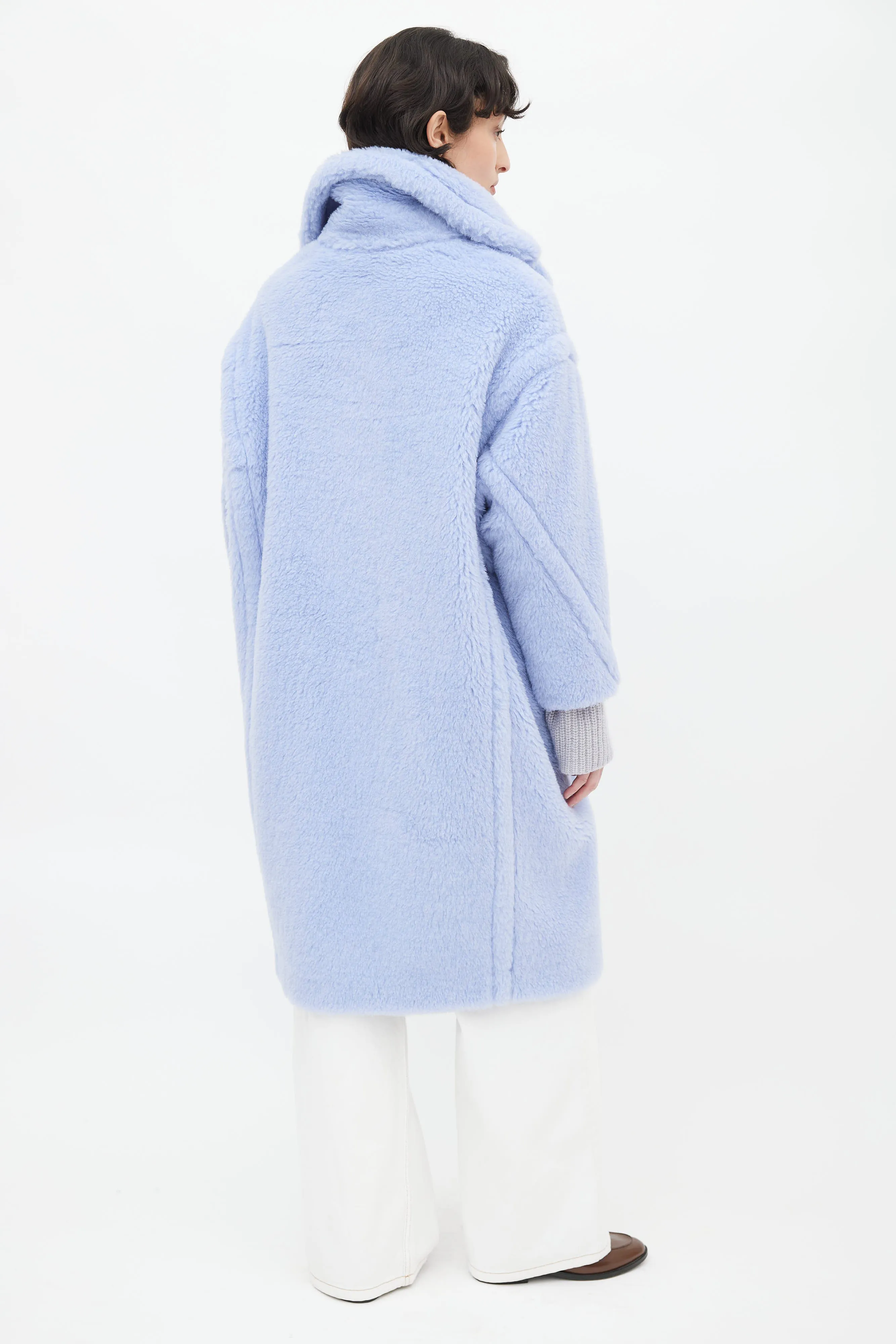 Light Blue Teddy Coat