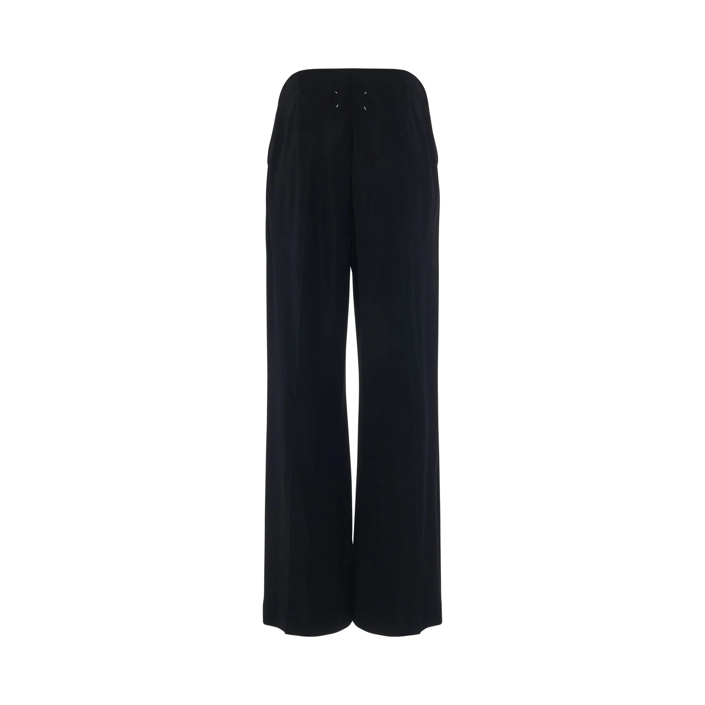 Long Straight Pants in Black