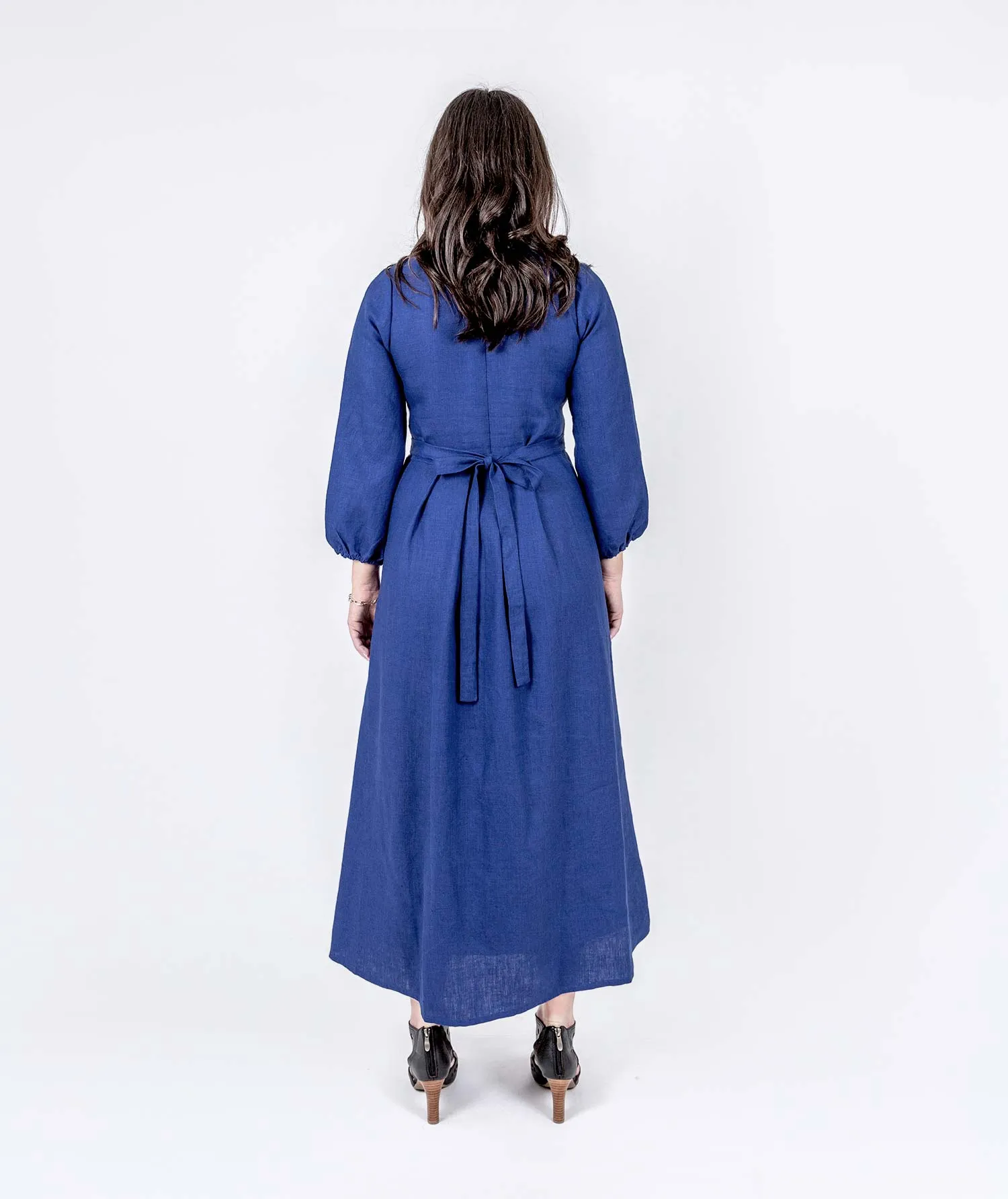 Majestic Linen Dress