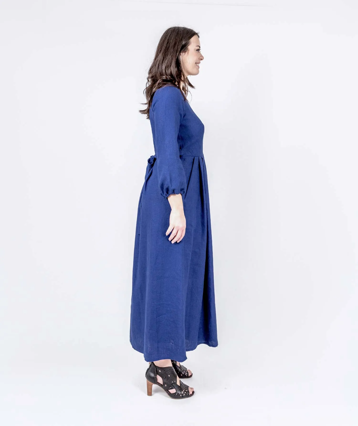 Majestic Linen Dress